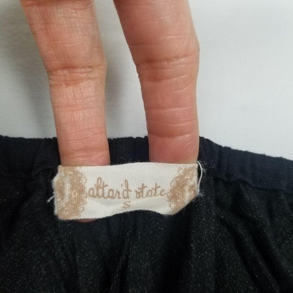 Altar’d State Off The Shoulder Black Top Blouse - Picture 8 of 12